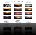 2010 California Sunsets Desktop Calendar